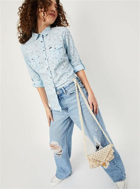 Buy Women Snoopy Printed Shirt Online at just Rs. 799.0 - 1000013301741 ...