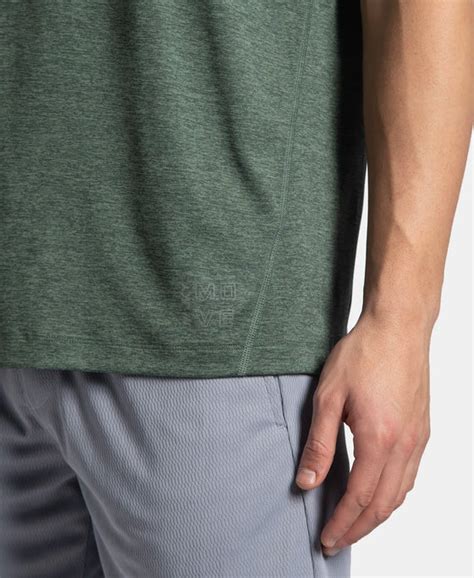 Buy Microfiber Fabric Round Neck Half Sleeve T-Shirt with StayDry Tech ...