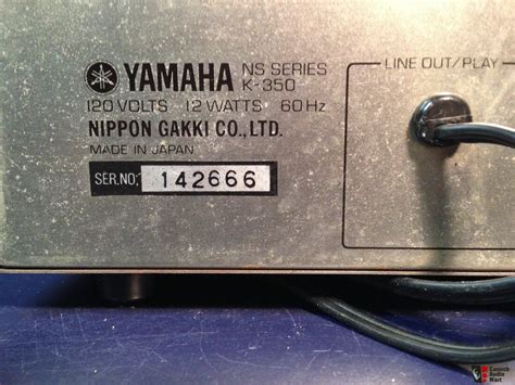 Yamaha K-350 Tape Deck Photo #1126862 - Canuck Audio Mart