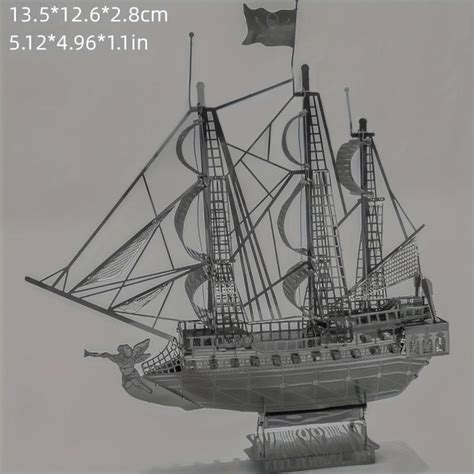 DIY Metal Toy Boat Model 3D Game Puzzle Angel Pirate Hand Model – CRAZE