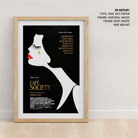 Cafe Society Old Movie Poster: Buy Movie Posters Online – Dessine Art