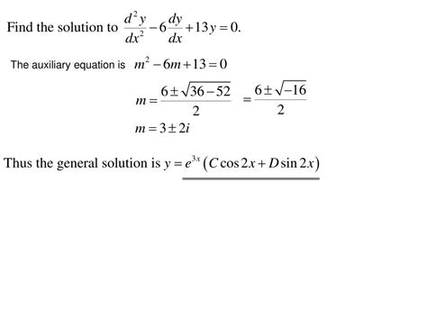 Image result for First Order Linear DE Examples