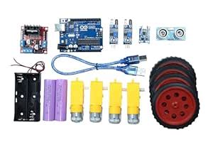Buy DIY Robot Car Kit with UNO Board, L298N Motor Driver, 4 Motors ...