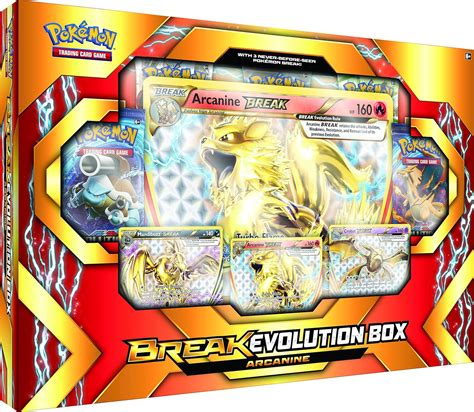 Amazon.com: Pokemon TCG: Break Evolution Box Featuring Arcanine : Toys ...