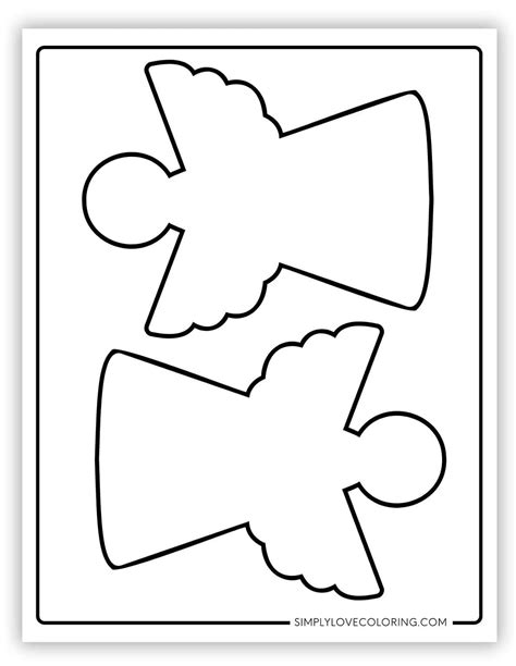 Angel Templates (Free PDF Printables) - Simply Love Coloring