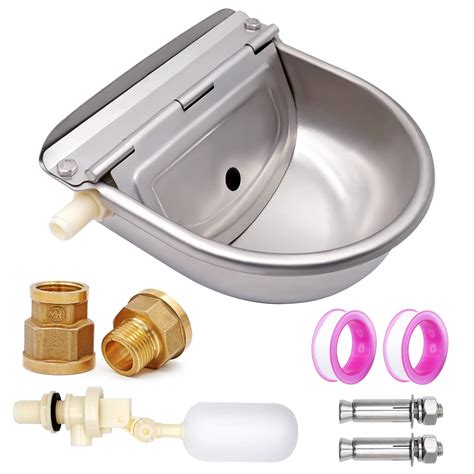 Buy LIUCOGXI Automatic Dog Water Dispenser Stainless Steel Automatic ...