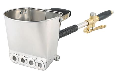 Atpeam 4 Jet Stucco Wall Sprayer Pneumatic Cement Mortar Spray ...