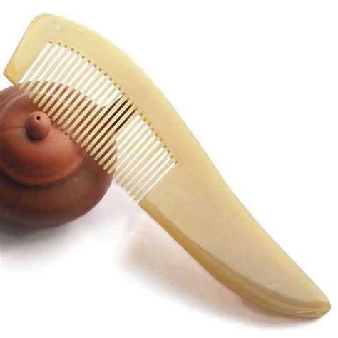 厂家直销淘宝爆款牛角梳天然牦牛角梳子加厚精品按摩梳一件代发-阿里巴巴