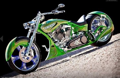 Paul JR Designs Geico Bike | Custom bikes, Harley bikes, Stylish bike