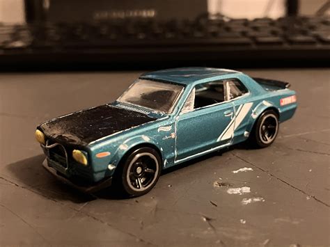 72 Skyline custom! First time painting cars. : r/HotWheels