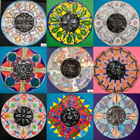 Radial Balance with Talavera Pottery Repousse and Drawing Project ...