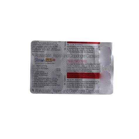 STORVA GOLD 20 - Strip of 10 Capsules : Amazon.in: Health & Personal Care