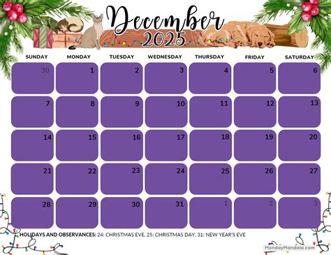 New Moon December 2025 Calendar - Free 2025 Calendar Printable