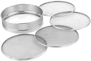 SANMAN Stainless Steel Atta/Wheat/Maida/Porridge interchangable Sieves ...
