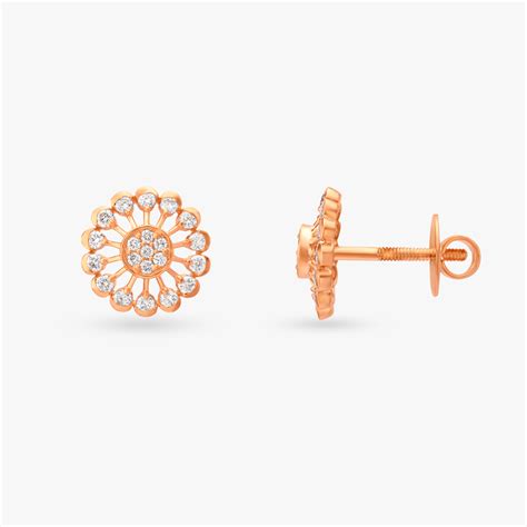 Radiant Diamond Stud Earrings