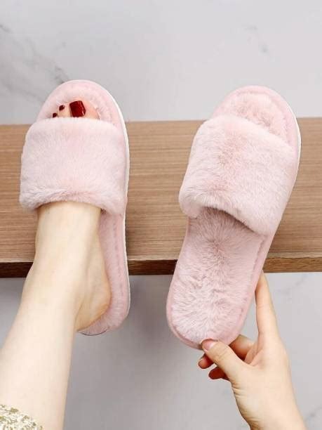 Fur Slippers - Buy Fur Slippers online at Best Prices in India ...