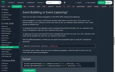 JavaScript Tutorial W3Schools 的图像结果
