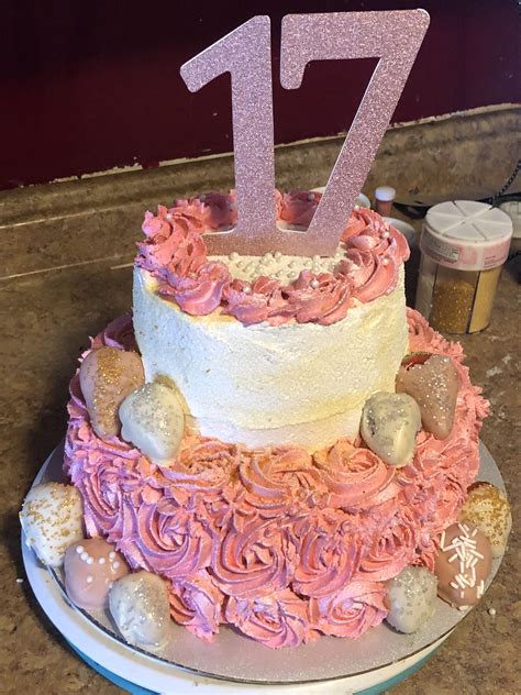 I made this cake for my kiddos 17th birthday party. It was a huge hit ...