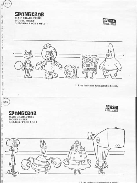 Image result for Spongebob Model Sheet