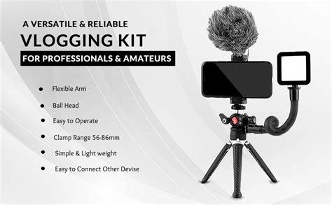 Fotopro Python Firekit-I Vlogging Kit with Ball Head | Tripod ...