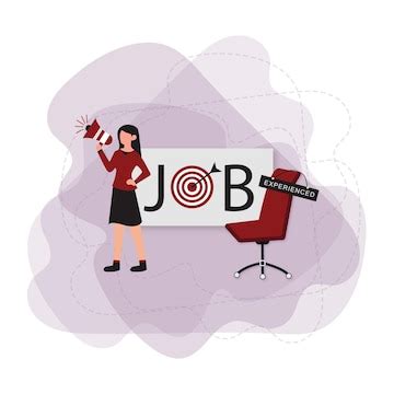 Job target concept | Premium Vector