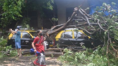 Cyclone Tauktae का Mumbai में तांडव, कई इलाकों में गिरे पेड़ - Tauktae ...