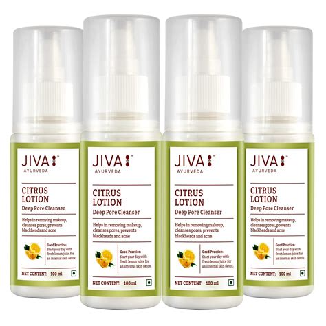 Buy Jiva Citrus Lotion 100ml | 100% Pure & Natural Cleanser | Removes ...