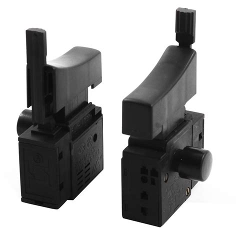 Generic FA2-4/1BEK 250V Plastic SPST Lock on Power Tool Trigger Button ...