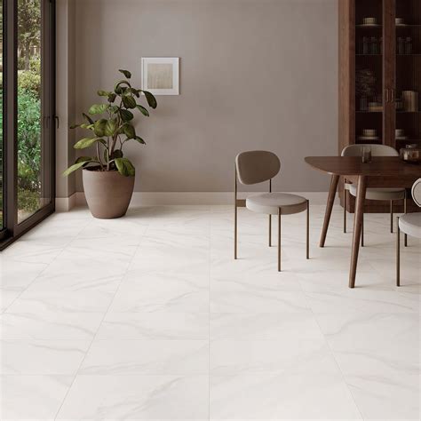 Andover White Porcelain Tile | Floor and Decor