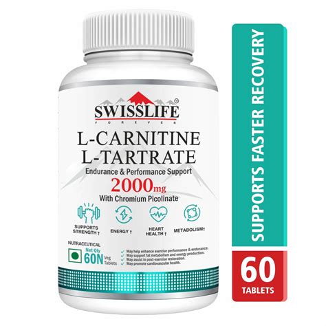 SwissLife Forever L-Carnitine Tartrate 2000mg | May promote cardiovasc ...