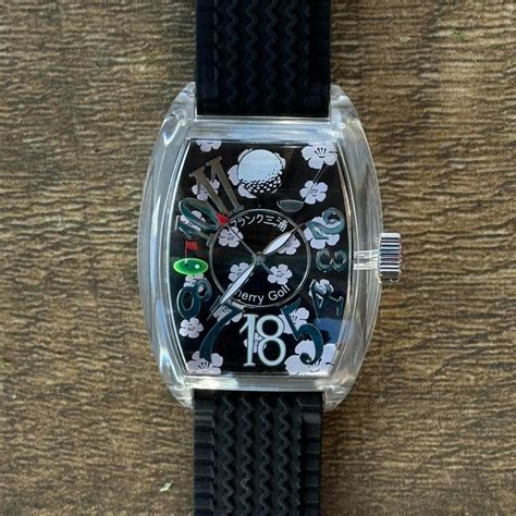 Frank Miura Cherry Golf Watch Condition:... | Depop