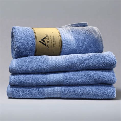 Blue Ultra Soft Bath Towel | 100% Cotton | A2Home India – A2home India