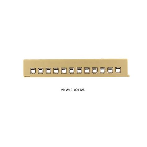 Single- and multi-pole terminal strip | MK 2/12 | 0241260000