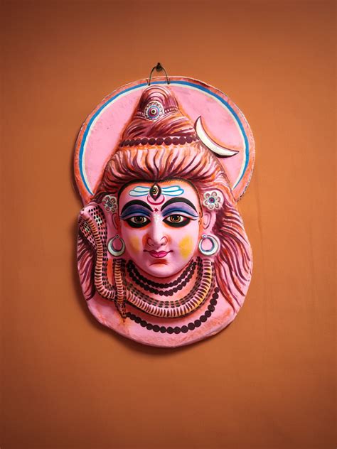Lord Shiva Wall Hanging Chhau Mask