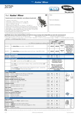 Remplissable En Ligne invacare Rea Azalea Minor ae - invacare Fax Email ...
