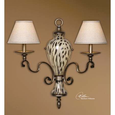 Uttermost 22489 Malawi 2 Light Wall Sconce | Ferguson Home