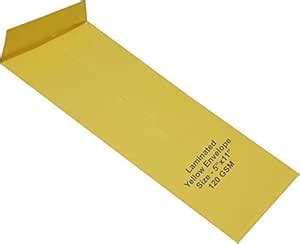 Yellow Laminated envelope By Deepa's Group Highly quality Laminated ...