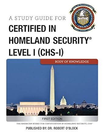 Buy Certified in Homeland Security Level 1 Book Online at Low Prices in ...