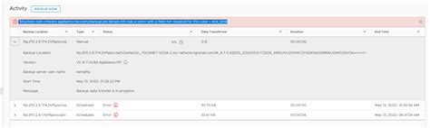Image result for VCenter Server Appliance Backup