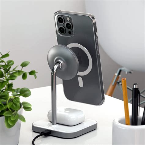 Buy Satechi Aluminum 2-in-1 Magnetic Wireless Charging Stand ...