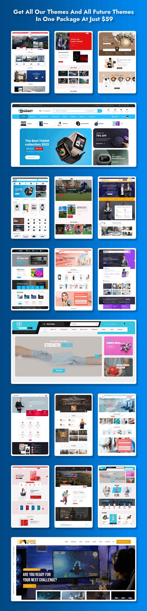 WordPress Theme Bundle - Get $2459 Worth WP Themes – seothemesexperts