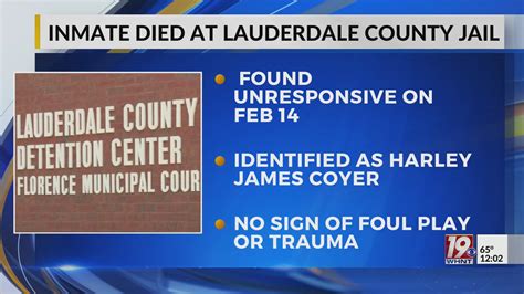 Officials Identify Inmate Dead at Lauderdale County Jail | Feb. 15 ...