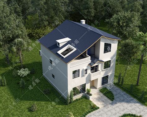 11米x11米农村三层小别墅设计，时尚美观还很实用-建房圈