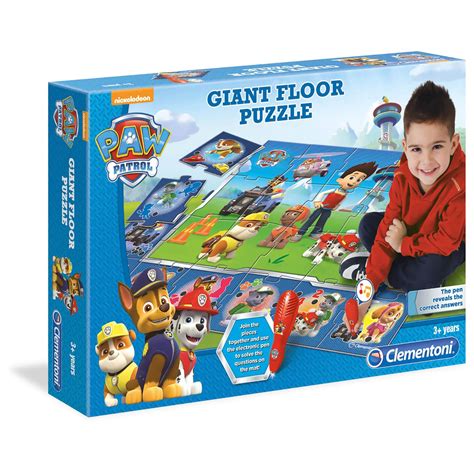 Clementoni Interactive Giant Floor Puzzle - Paw Patrol Toys - Zavvi UK