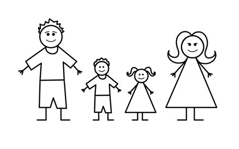 Simple Family Sketch