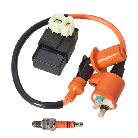 labwork Ignition Coil + AC CDI Replacement for Kymco SYM Vento Scooter ...