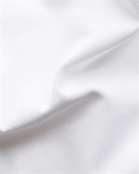 White Denim Shirt - Eton