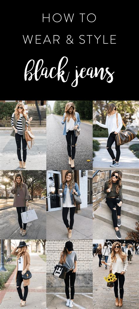 What to wear with black jeans - 30+ Black Jeans Outfit Ideas | Jeans ...