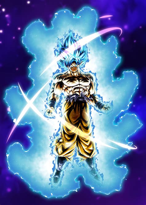 Universal Super Saiyan Blue Goku w/ Aura BG by BlackFlim on DeviantArt