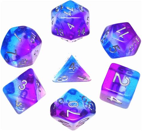 Buy DND Dice Set,Aurora Dice RPG Polyhedral Dice Fit Dungeons and ...